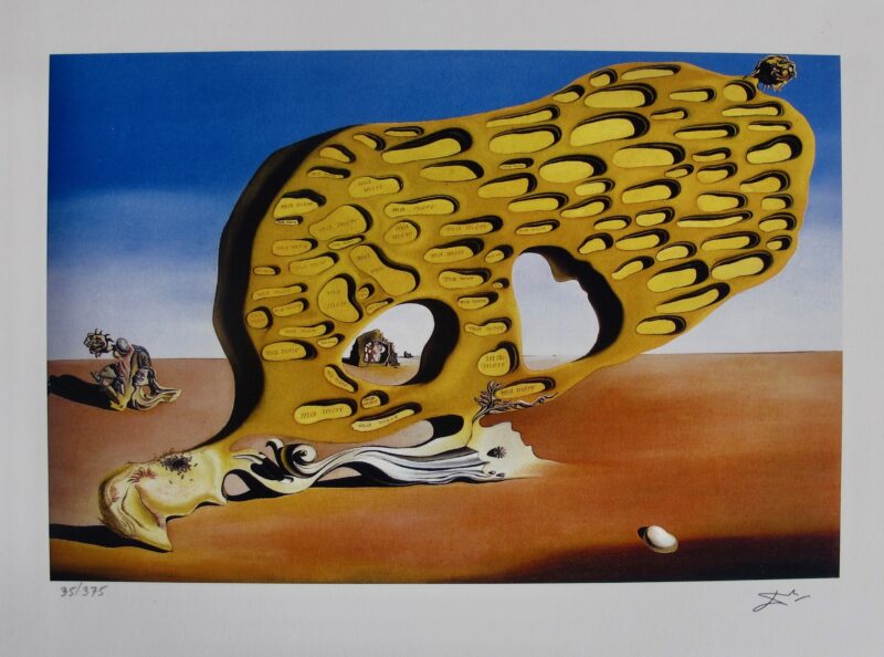 Salvador Dali ENIGMA OF DESIRE Facsimile Signed & Numbered Giclee