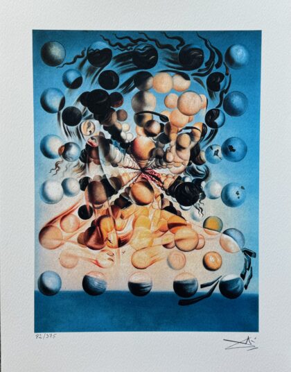 Salvador Dali GALATEA OF THE SPHERES Facsimile Signed & Numbered Giclee 16" x 12"