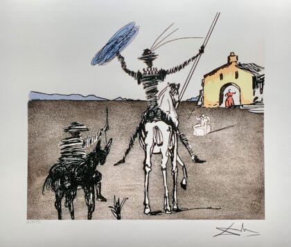 Salvador Dali IMPOSSIBLE DREAM Facsimile Signed Limited Edition Large Giclee