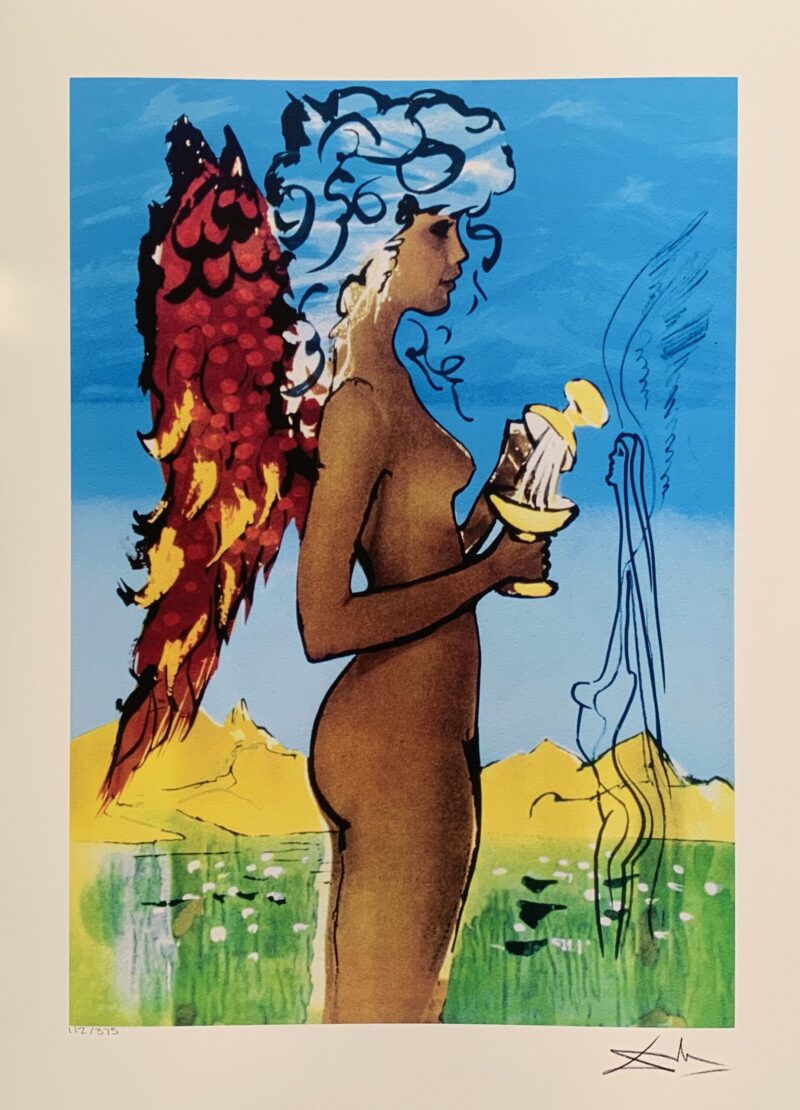 Salvador Dali LOVE'S PROMISES Facsimile Signed Limited Edition Large Giclee