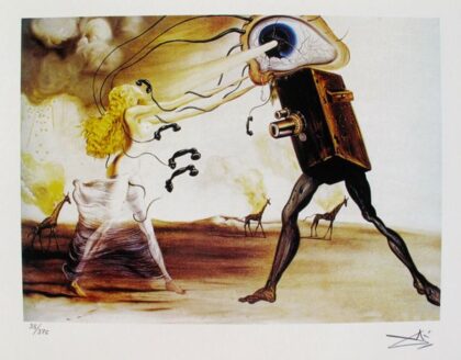 Salvador Dali MODERN RHAPSODY Facsimile Signed & Numbered Giclee