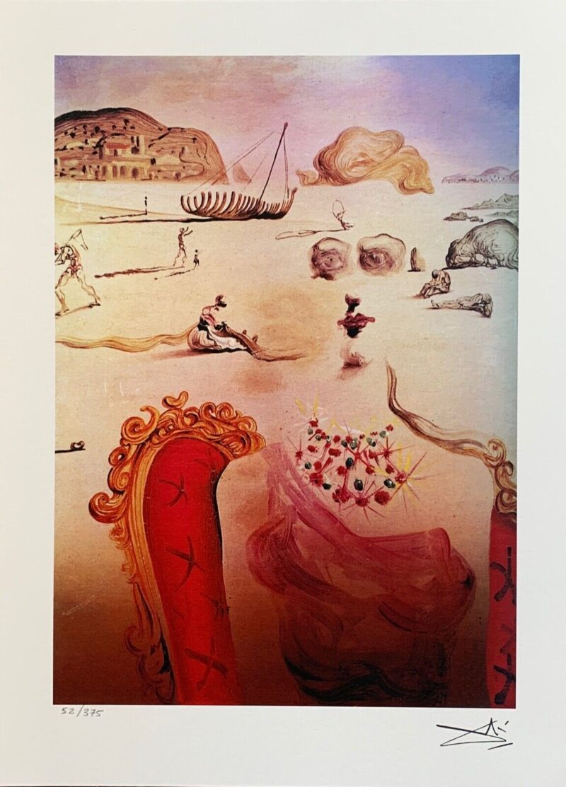 Salvador Dali PARANOIA Facsimile Signed & Numbered Giclee