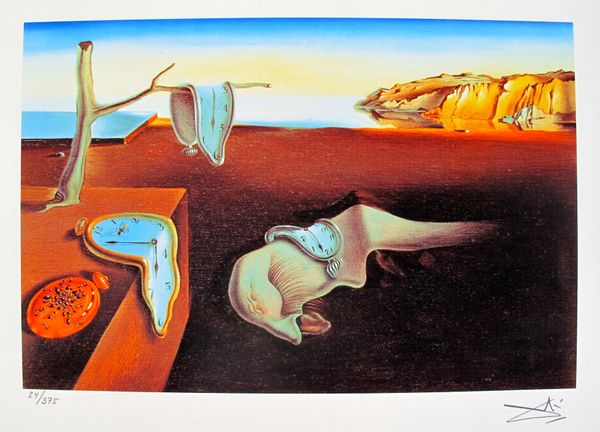 Salvador Dali PERSISTENCE OF MEMORY Facsimile Signed & Numbered Giclee