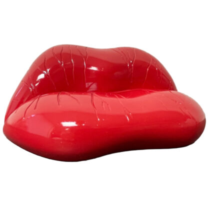 Salvador Dali Saliva Sofa RED LIPS Mouth Figurine Sculpture Art