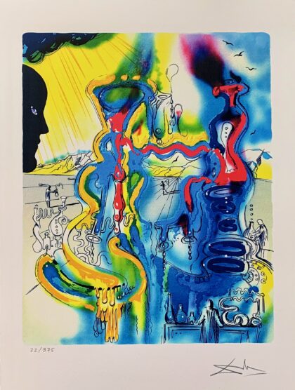 Salvador Dali THE ALCHEMIST Facsimile Signed & Numbered Giclee Art 17 x 12