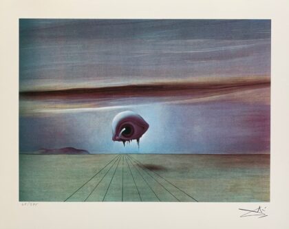 Salvador Dali THE EYE Facsimile Signed & Numbered Giclee