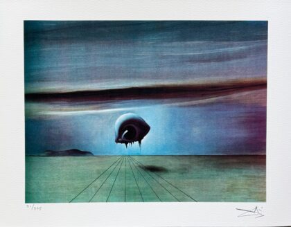 Salvador Dali THE EYE SPELLBOUND Facsimile Signed Numbered Giclee Art 12 x 16