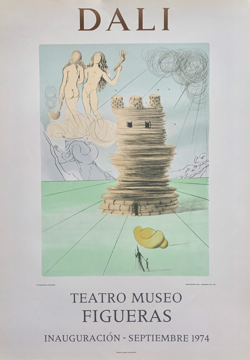 Salvador Dali Teatro Museo Figueras Inauguracion 1974 Lithograph