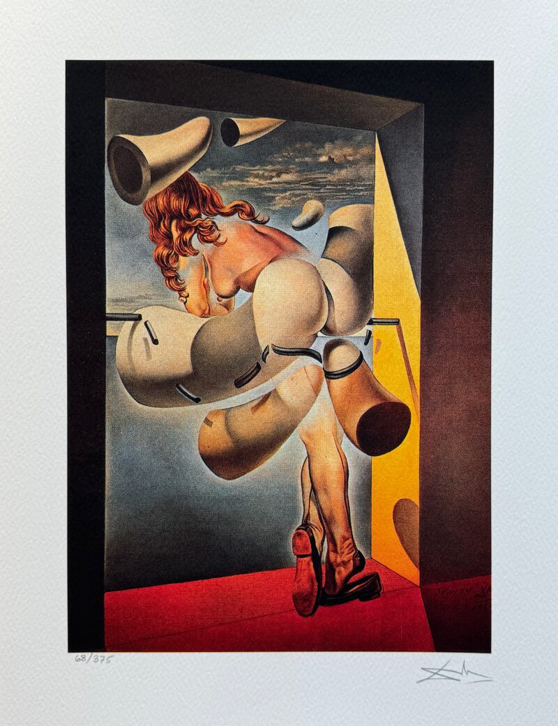 Salvador Dali YOUNG VIRGIN Facsimile Signed Limited Edition Giclee Art 16" x 12"