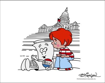 Schoolhouse Rock I’M JUST A BILL Sericel Animation Art Cel 11″ x 14″