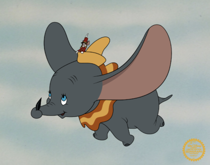 WALT DISNEY DUMBO Sericel Animation Cel Limited Edition Art 11" x 14"