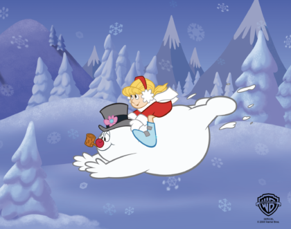 FROSTY THE SNOWMAN FLYING Limited Edition Sericel