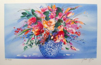 Claude Mars SPRING BOUQUET II Hand Signed Limited Edition Lithograph