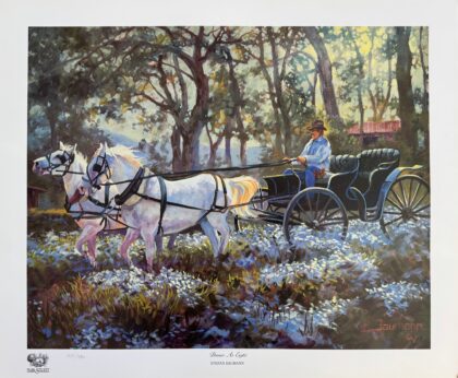 Lee Dubin MAIN STREET Hand Signed Limited Edition Lithograph