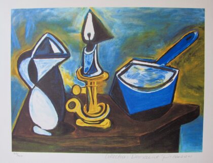 #52 STILL LIFE WITH CANDLE Pablo Picasso Estate Signed Giclee