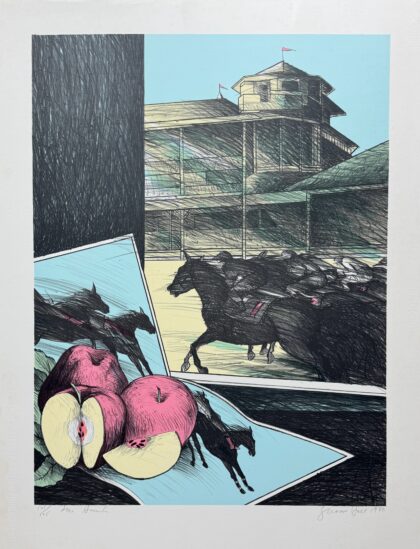 Susan Hall THE HUNT Hand Signed Limited Edition Lithograph