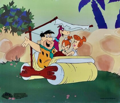 The Flintstones FAMILY OUTING Animation Art Sericel