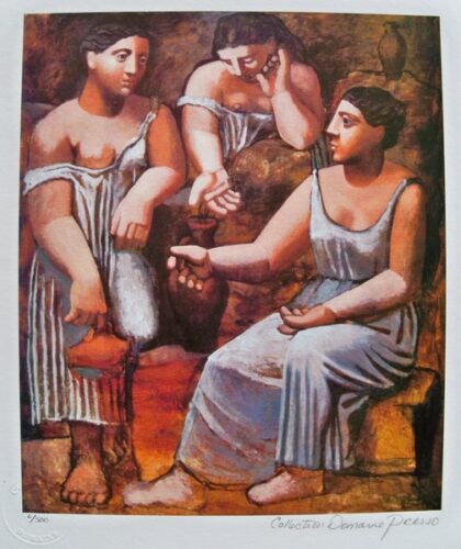 Pablo Picasso THREE SISTERS Estate Signed Limited Edition Small Giclee