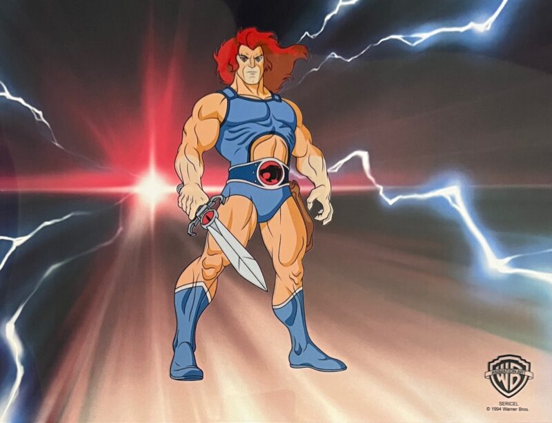 Warner Bros THUNDERCATS Lion-O Sericel Animation Art