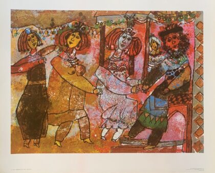 Theo Tobiasse THE WEDDING 1980 Lithograph