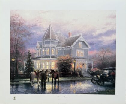 Thomas Kinkade CHRISTMAS MEMORIES Hand Signed Limited Edition Lithograph 16" x 20"