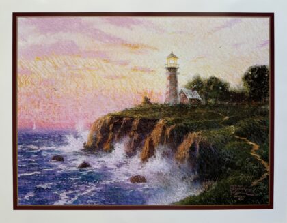 Thomas Kinkade SUNSET LIGHT Hand Signed Limited Edition Lithograph 12" x 16"