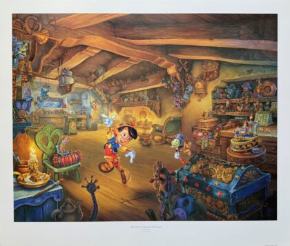 Tom duBois PINOCCHIO MAGICAL ADVENTURE Hand Signed Limited Edition Lithograph