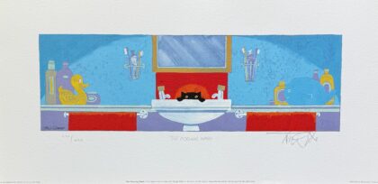Toni Goffe BLUE TANGO Hand Signed Limited Edition Giclee
