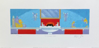 Toni Goffe BLUE TANGO Hand Signed Limited Edition Giclee