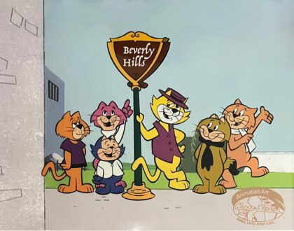 TOP CAT Sericel Animation Art Cel Hanna Barbera