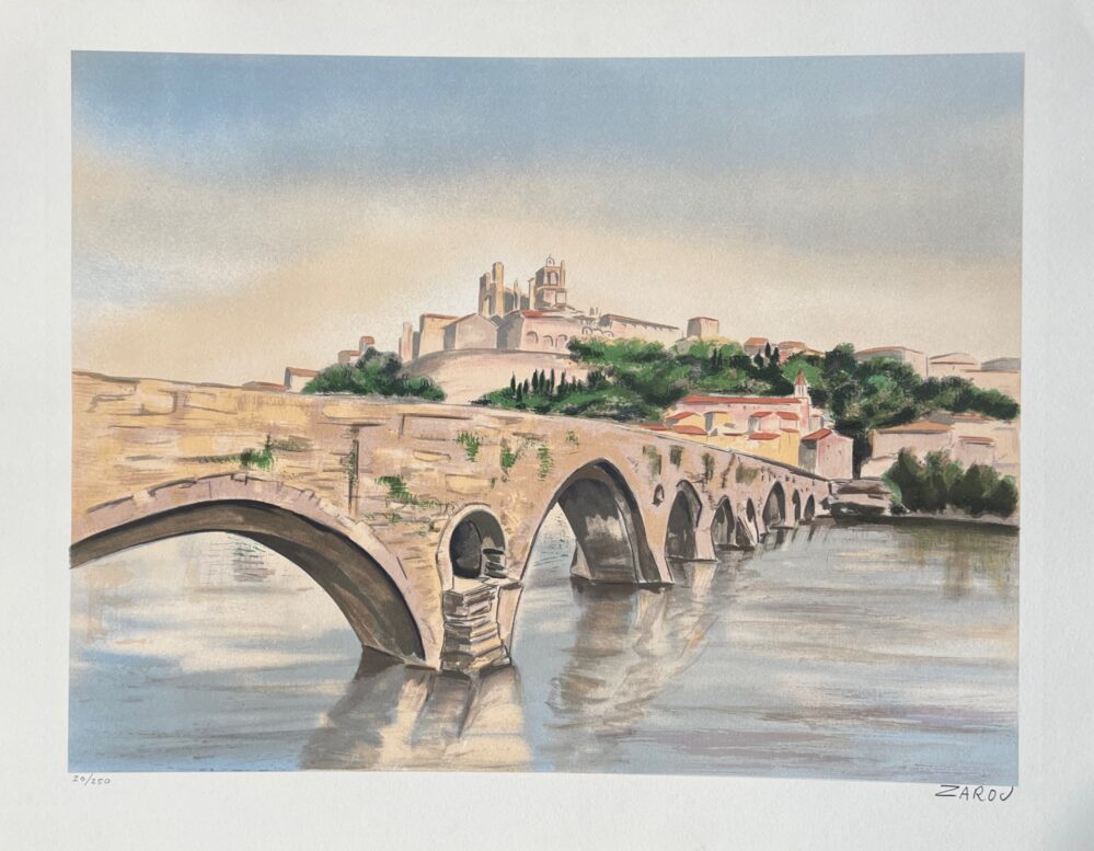 Victor Zarou Le Pont St Bénezet à Avignon