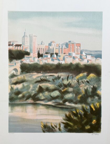 Victor Zarou CITY BY THE BAY Hand Signed Limited Edition Lithograph
