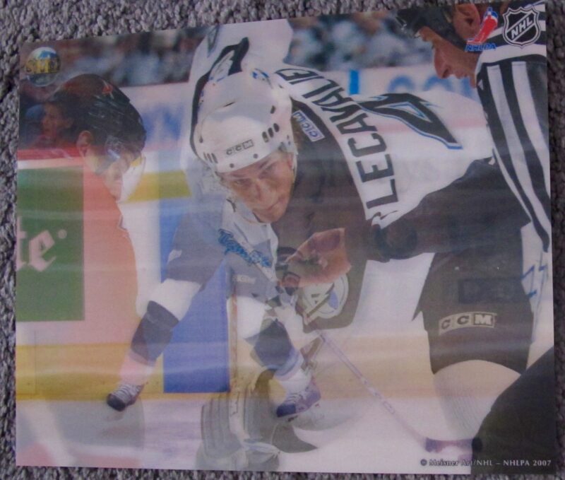 ny Lecavalier Tampa Bay Lightning 3-D HOLOGRAM PHOTO MEISNER ART NHL HOCKEY