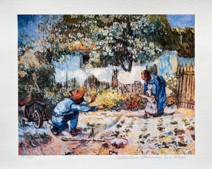 Vincent Van Gogh FIRST STEPS Estate Signed Limited Edition Giclee