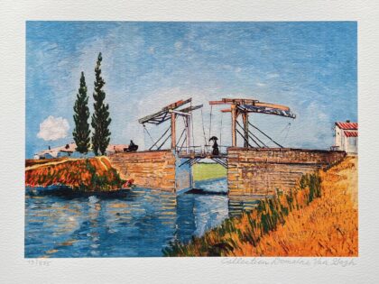 Vincent Van Gogh LANGLOIS BRIDGE Estate Signed Limited Edition Giclee 13" x 17"