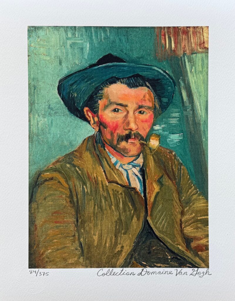 Vincent Van Gogh THE SMOKER Estate Signed Limited Edition Giclee 12 x 16