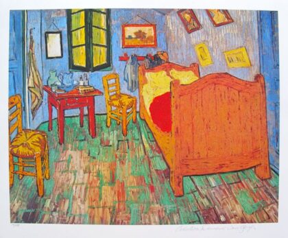 Vincent Van Gogh VAN GOGH'S BEDROOM Estate Signed Giclee