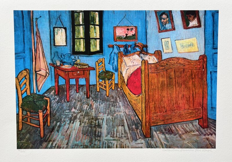 Vincent Van Gogh VAN GOGH'S BEDROOM Estate Signed Limited Edition Giclee 16x24