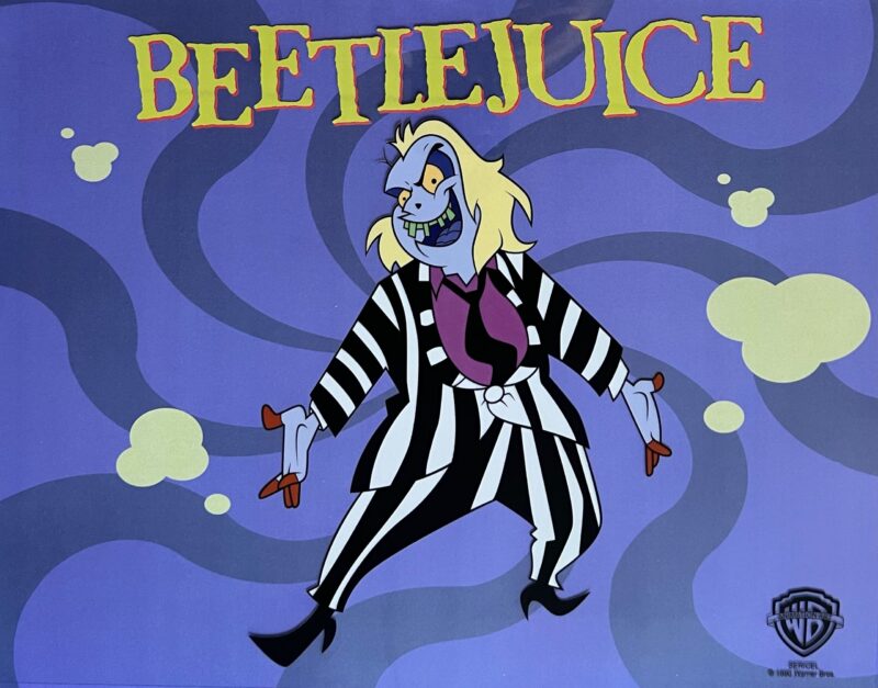 This is a Limited Edition Sericel from Warner Bros of "Beetlejuice".