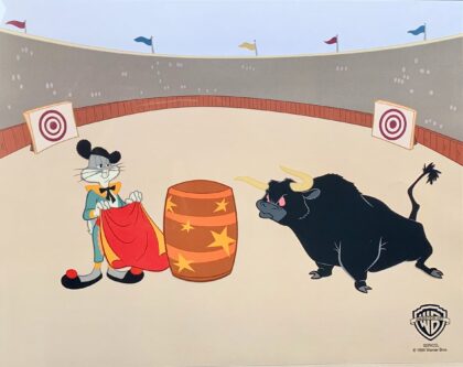 Warner Bros BUGS BUNNY BULLFIGHT Limited Edition Sericel Animation Art Cel