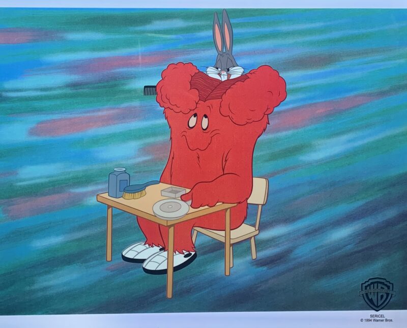 Warner Bros BUGS BUNNY & GOSSAMER HARE DO Sericel Animation Art Cel