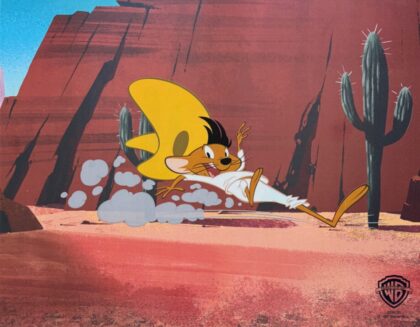 Warner Bros Looney Tunes SPEEDY GONZALES Animation Art Cartoon Sericel