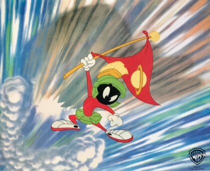 Warner Bros MARVIN THE MARTIAN Sericel Animation Art Cel