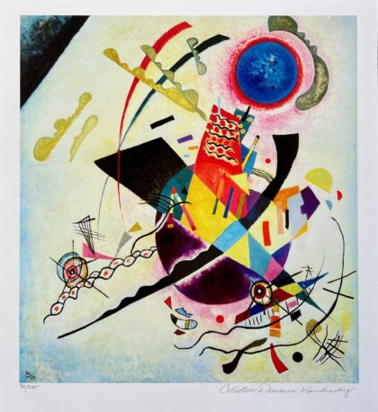 Wassily Kandinsky BLUE CIRCLE Estate Signed Limited Edition Small Giclee