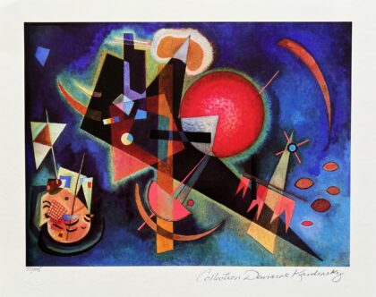 Wassily Kandinsky IN BLUE Estate Signed Limited Edition Size Giclee 11" x 14"