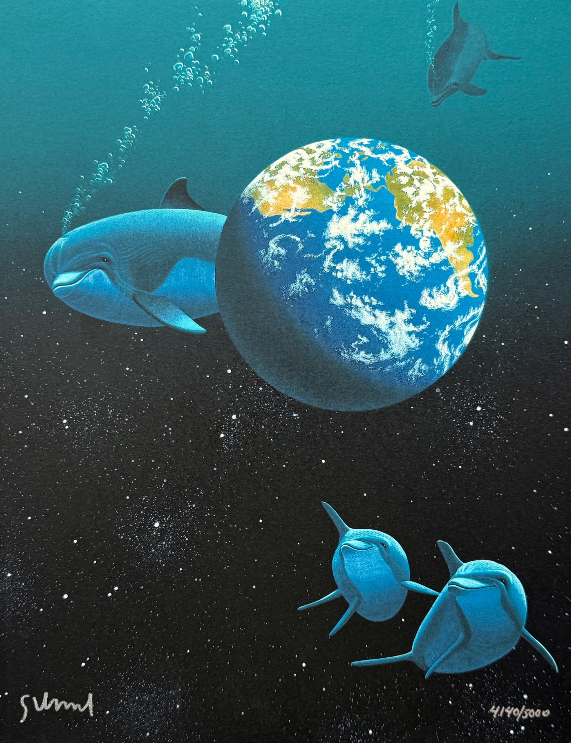 William Schimmel OUR HOME II Hand Signed Limited Edition Serigraph