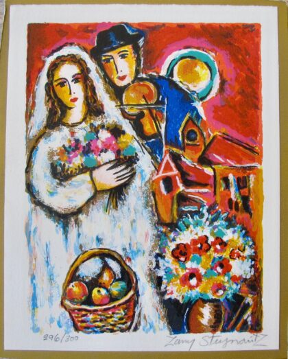 Zamy Steynovitz BRIDE SERENADE Hand Signed Lithograph