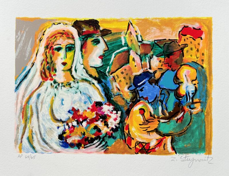 Zamy Steynovitz WEDDING SONG Hand Signed Limited Edition Lithograph