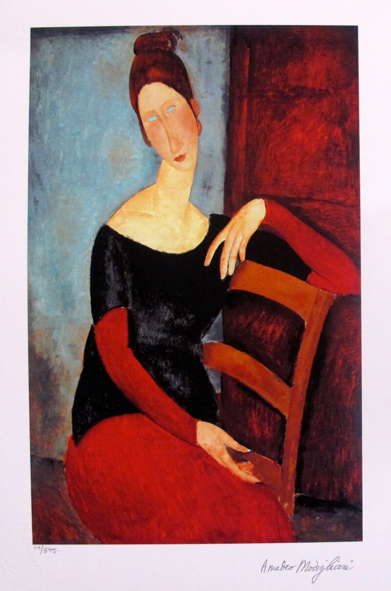 Amedeo Modigliani THE ARTIST'S WIFE 1918 Limited Edition Small Giclee