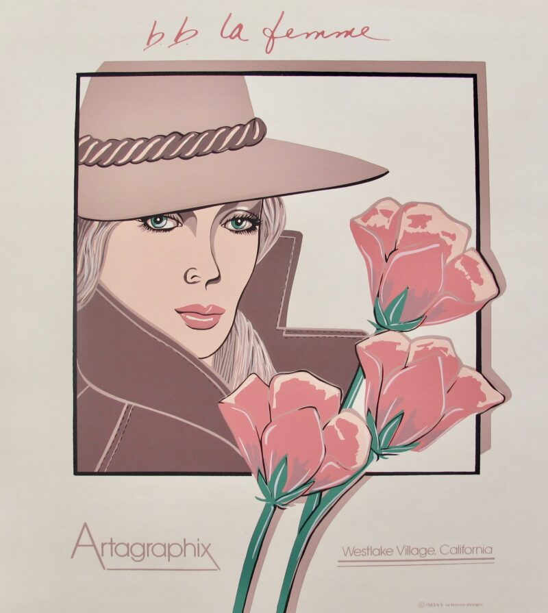 B.B. La Femme SLICK 1983 Serigraph